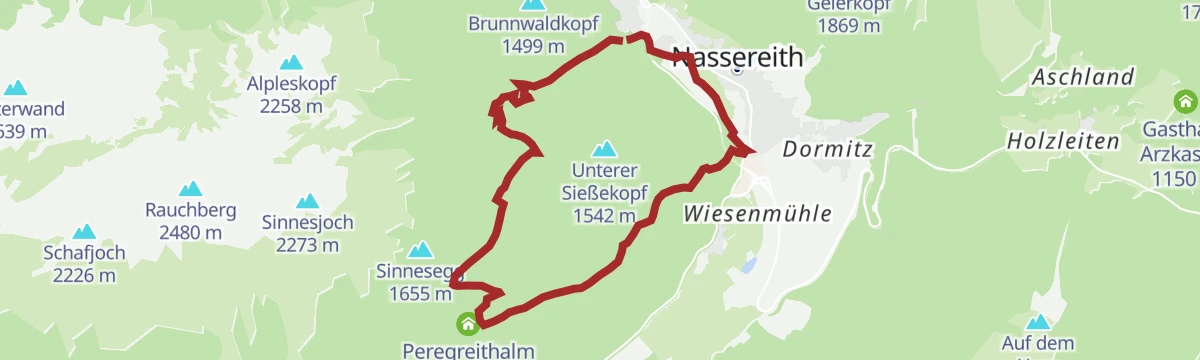 Route map: St. Wendelin - Kohlstattsee